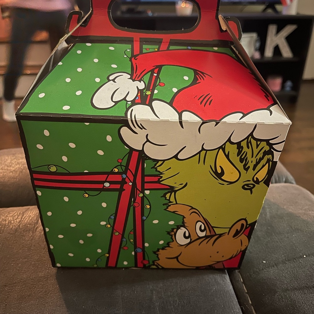 Grinch Holiday Gift Box - Green and Red